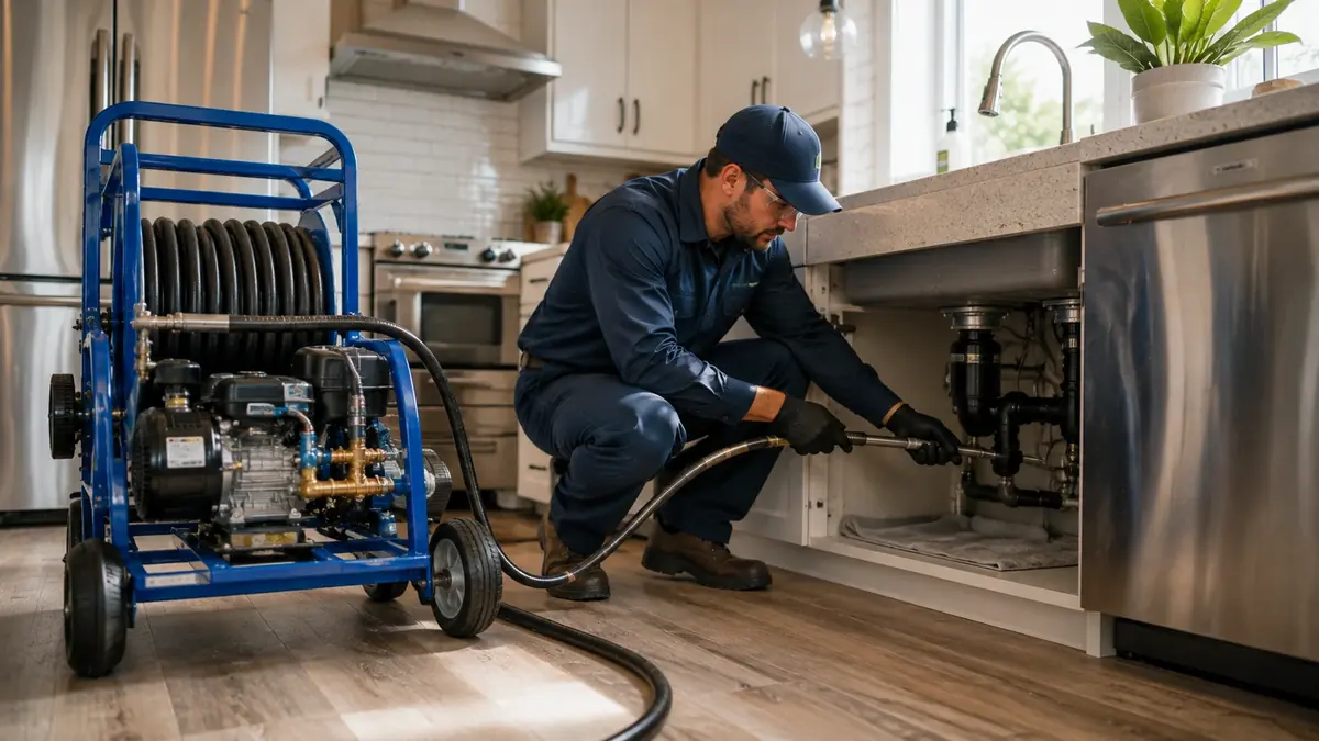 Kitchen Drain Hydro Jetting in Malibu