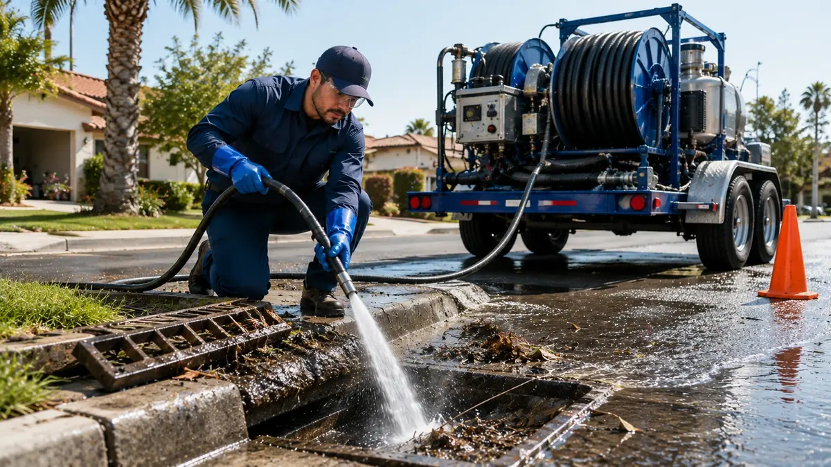 Storm Drain Hydro Jet Cleaning in Malibu